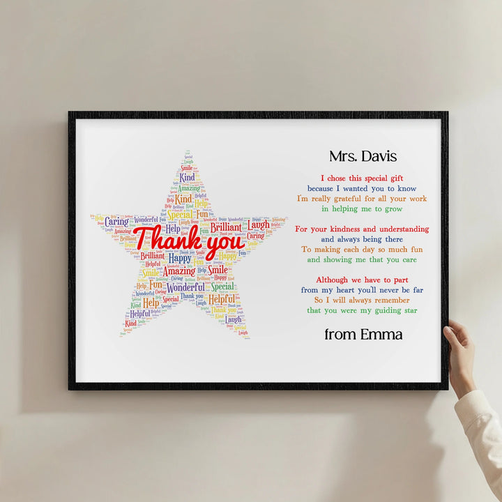 Personalized Poster "Teacher"