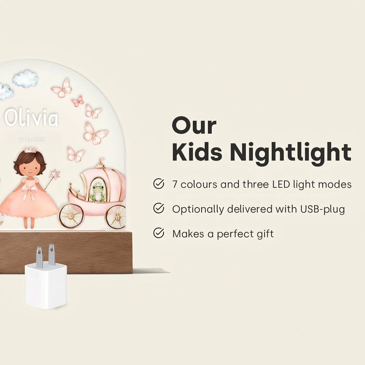 Personalized Night Light "Princess Dream"