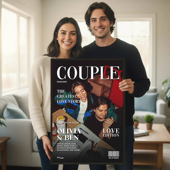 Personalized Poster "Couple Magazine"