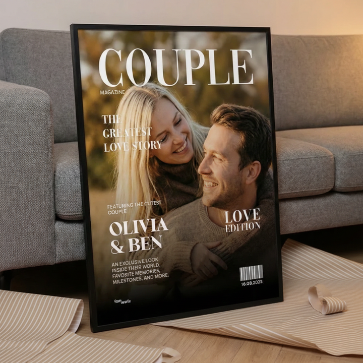 Personalized Poster "Couple Magazine"