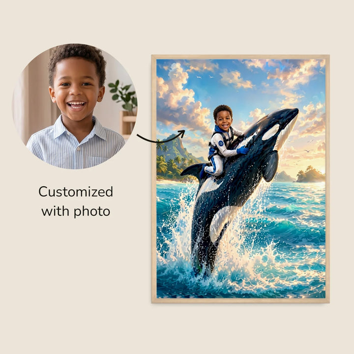 Personalized Kids Poster "Orca"