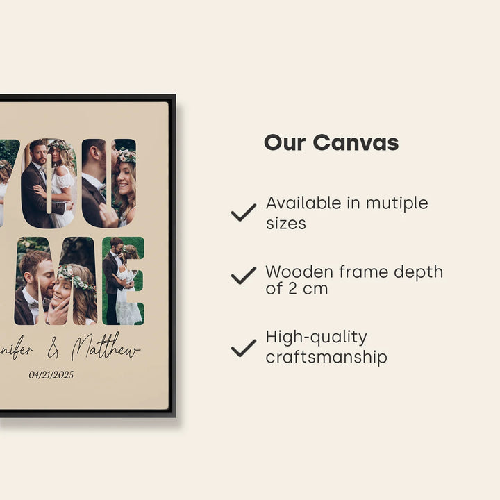 Personalized Canvas "You & Me"
