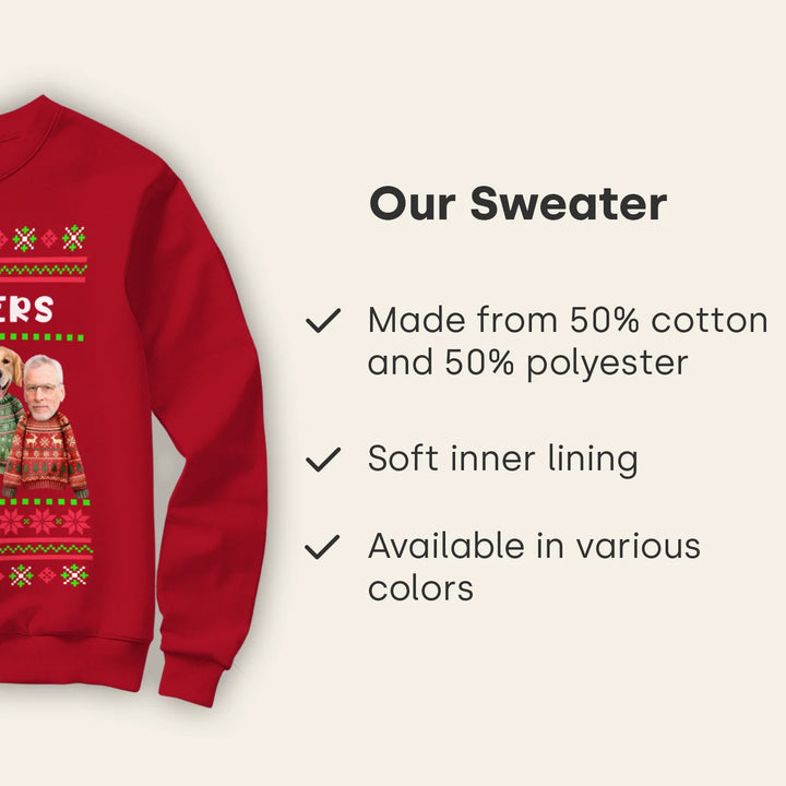 Personalized Ugly Christmas Sweater "Family"
