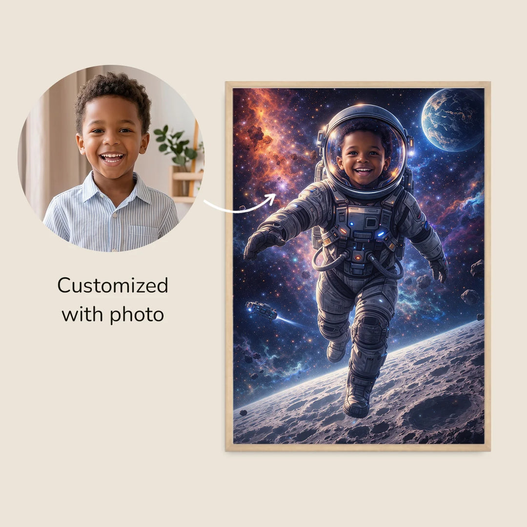 Personalized Kids Poster "Astronaut"