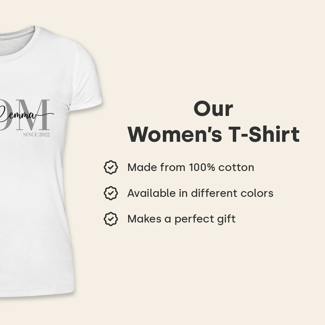 Personalized T-Shirt "Mom"