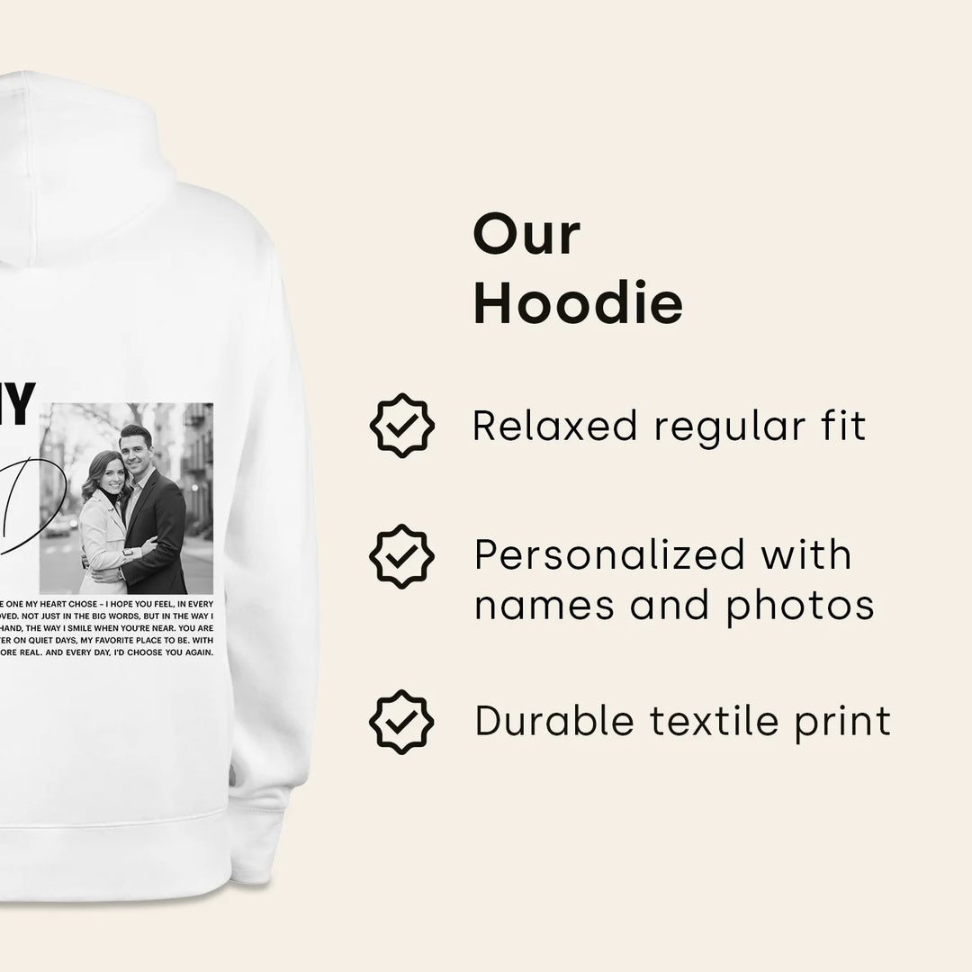 Personalized Hoodie "Heart Chosen"