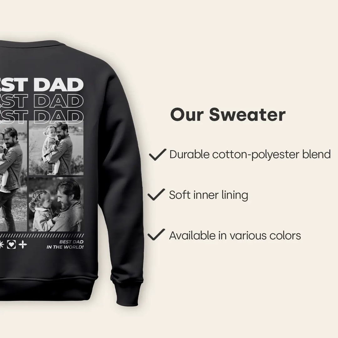 Personalized Sweater "Dad" with Photos