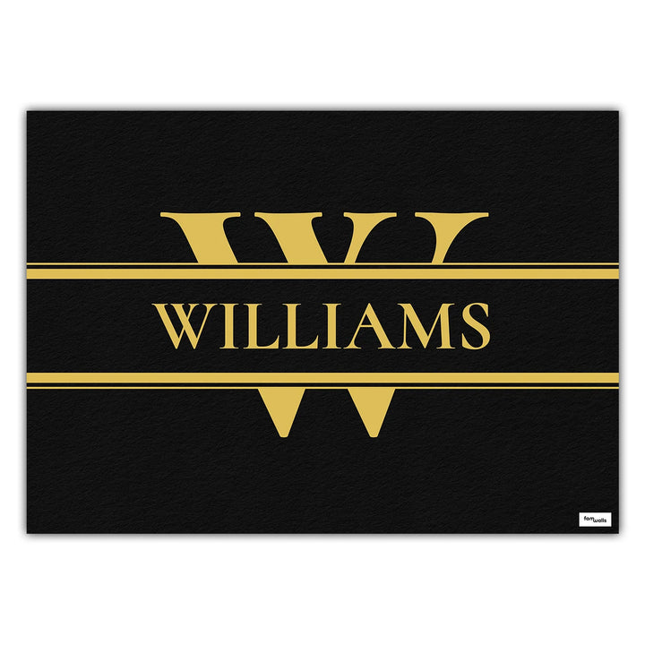 Personalized Doormat "Initial"