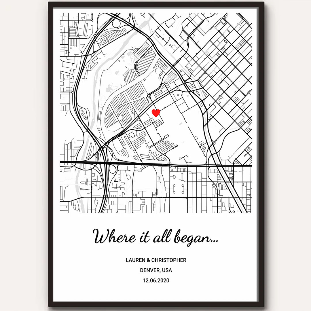 Personalized Poster "Where It All Began"