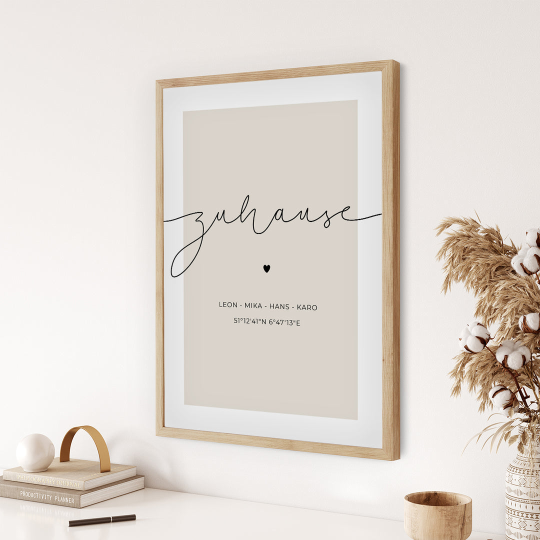 Poster "Dein Zuhause"-1