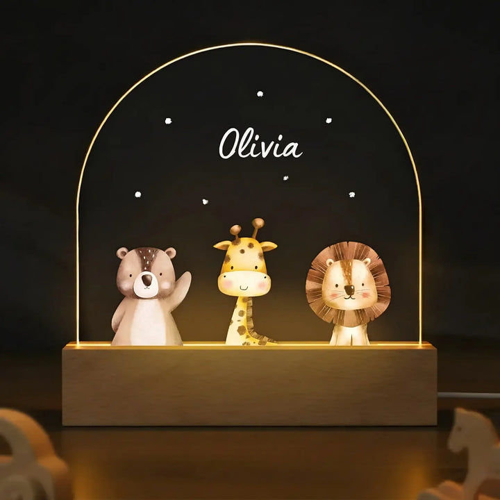 Personalized Night Light "Dream Animal"